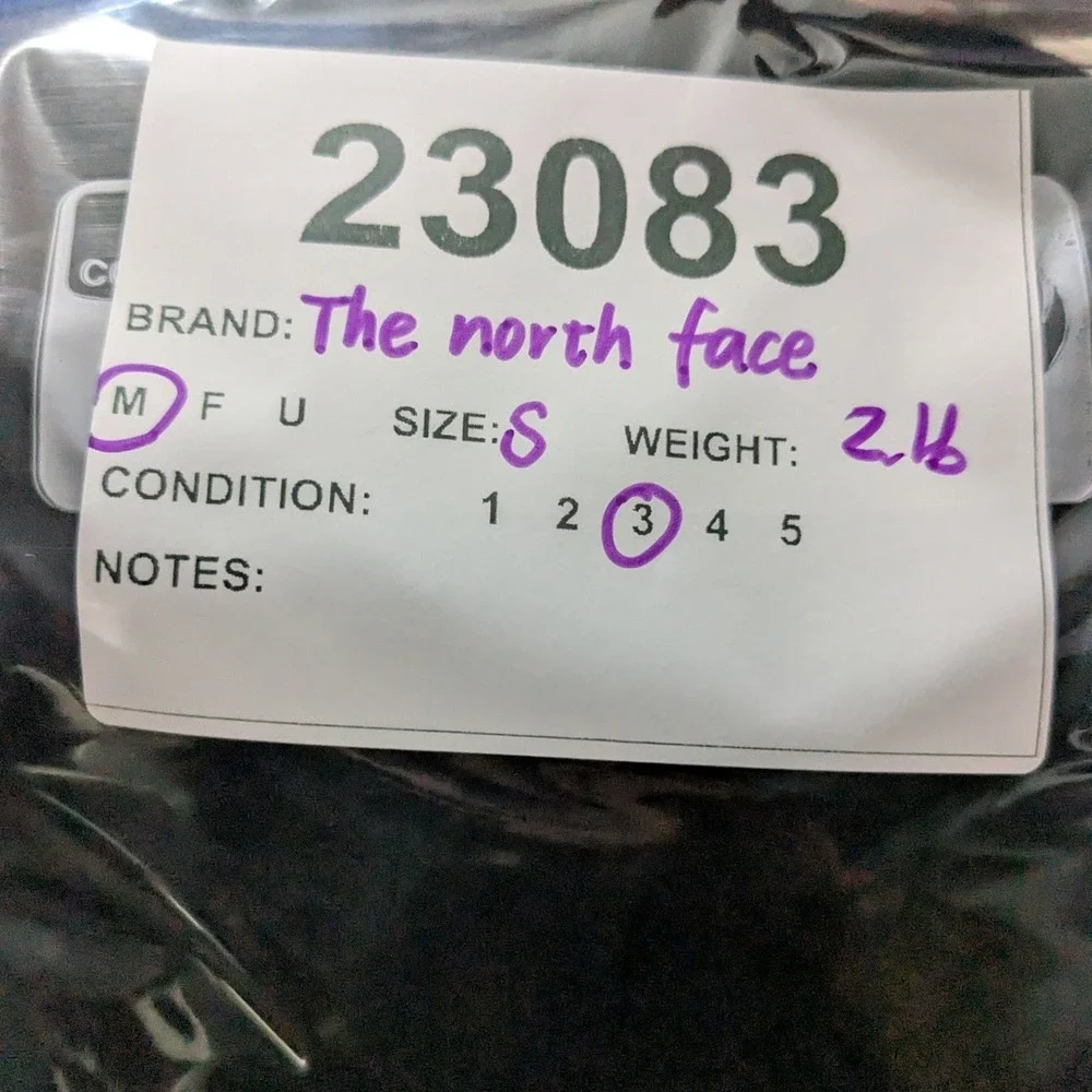 The North Face Men Small NEVER STOP EXPLORING Double-sided Logo Black Hoodie